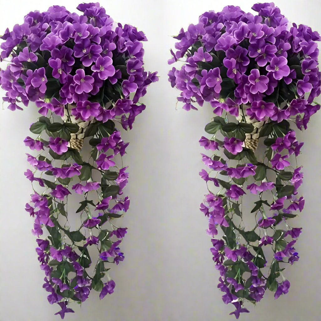 EverBloom – Hangende violet kunstbloemen