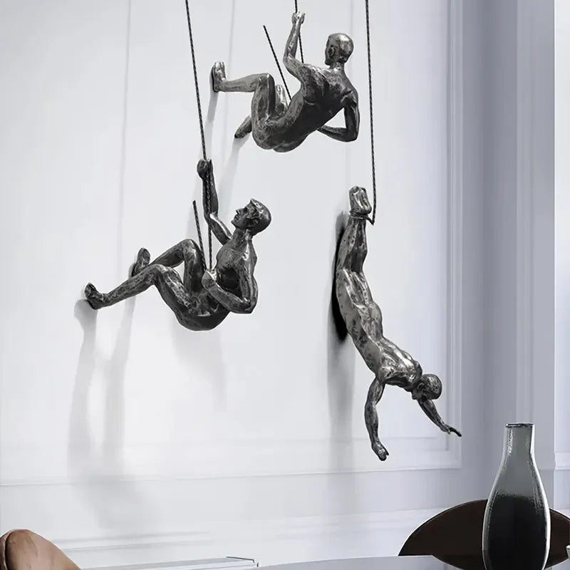ClimbForm - Creatieve klimmende man muurdecoratie set
