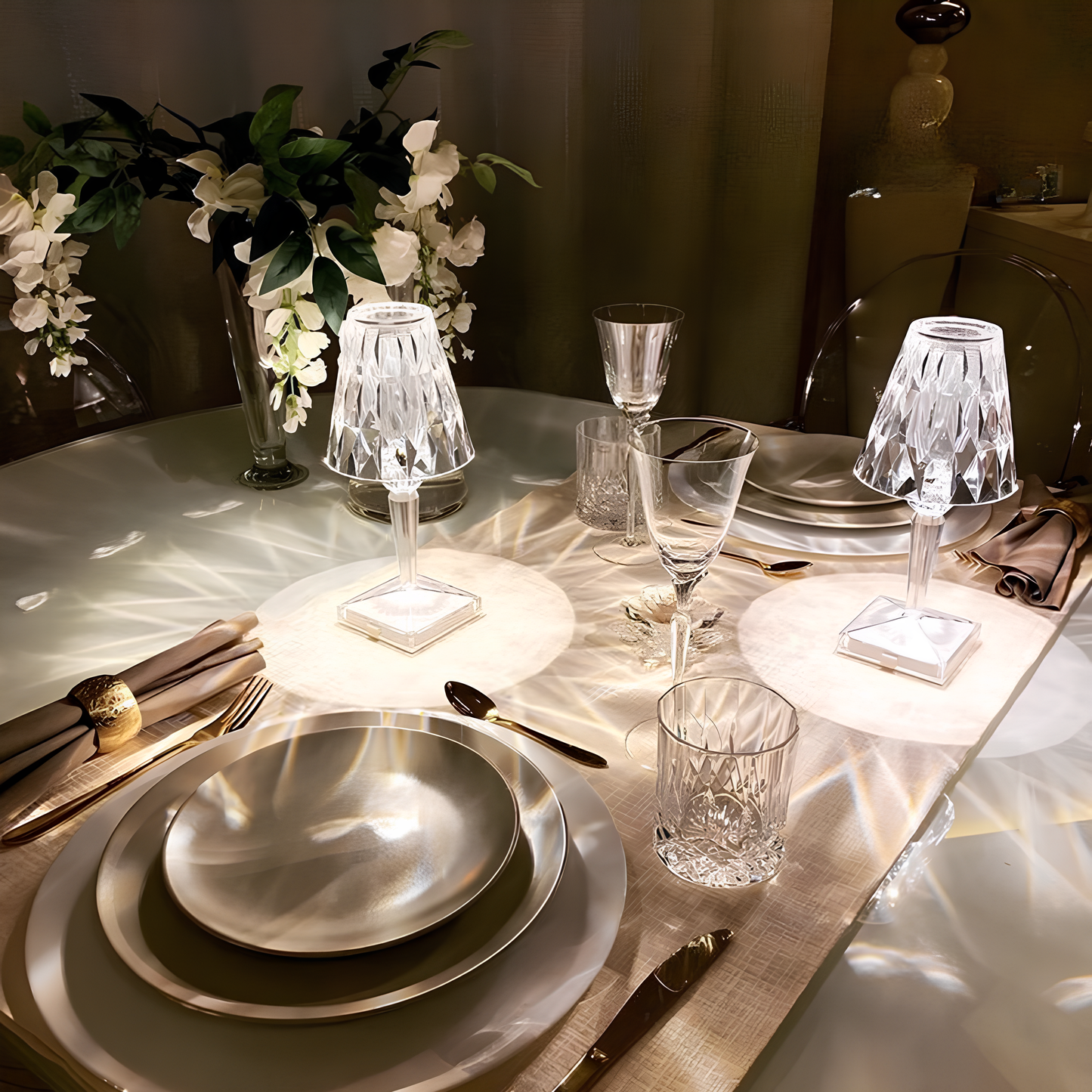 Sprankelende Kristal Lamp