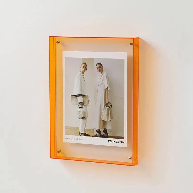 LumiFrame - Decoratief fotolijstje van levendig gekleurd transparant acryl