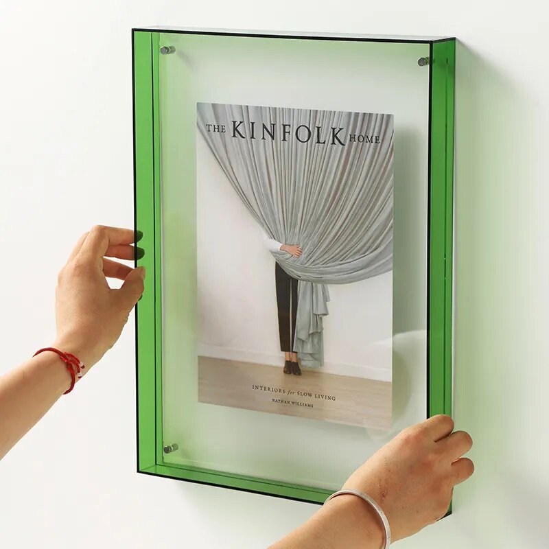 LumiFrame - Decoratief fotolijstje van levendig gekleurd transparant acryl