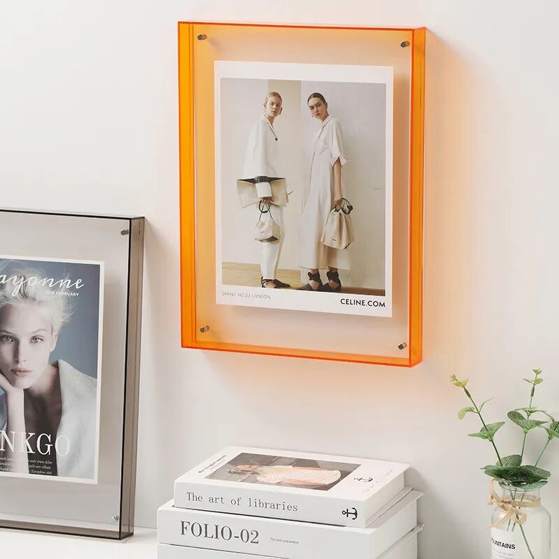 LumiFrame - Decoratief fotolijstje van levendig gekleurd transparant acryl