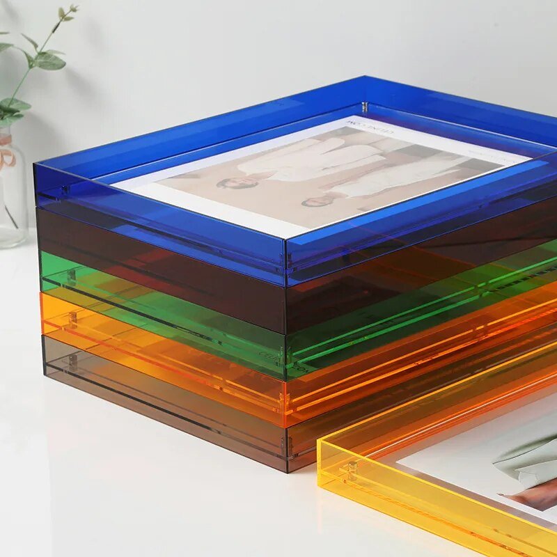 LumiFrame - Decoratief fotolijstje van levendig gekleurd transparant acryl