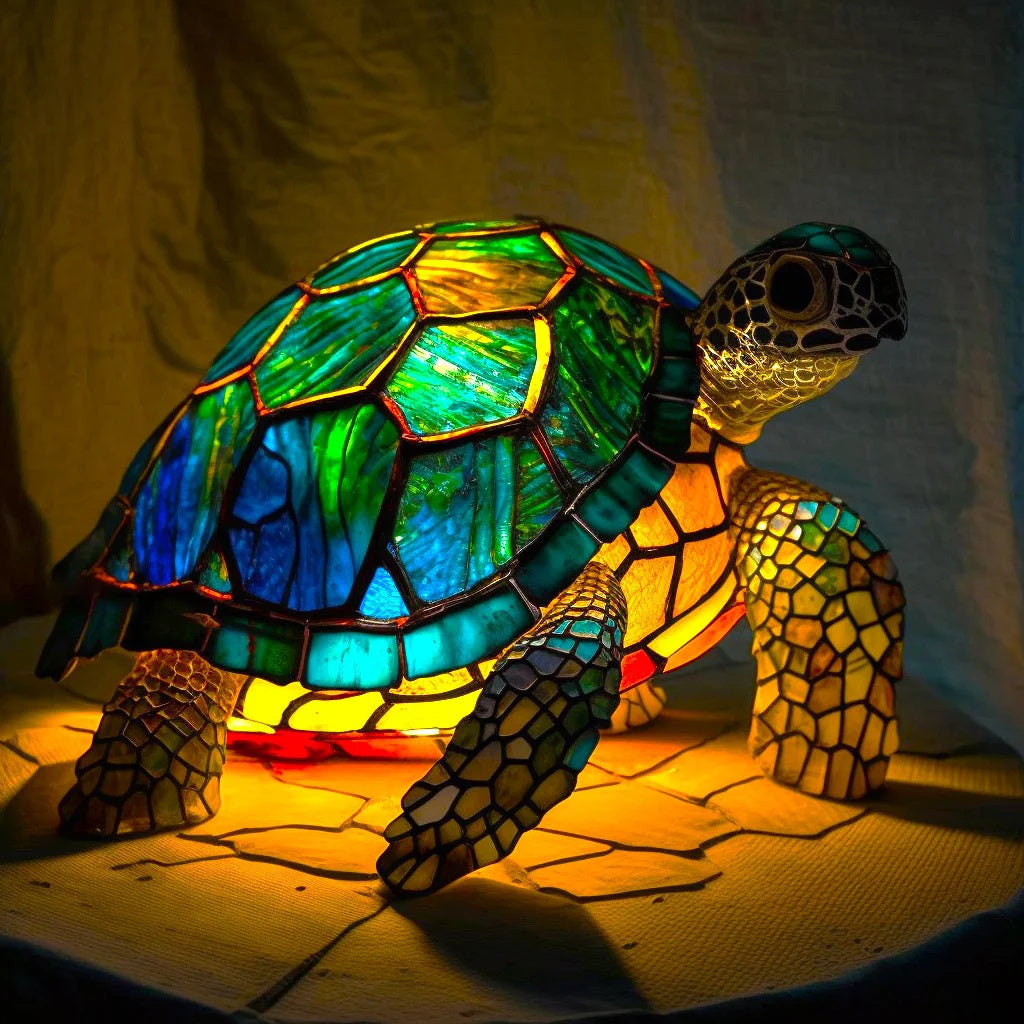 Kleurrijke dieren ornament lamp