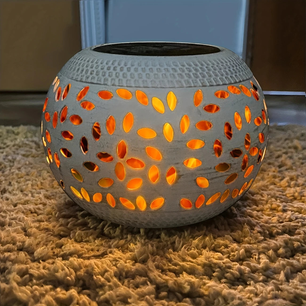 SolarFlame – Zonne-Energie Lantaarn met Flikkerend Vuur-effect