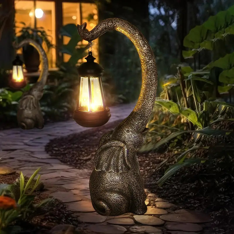 EleGlow – Zonne-Energie Olifantenlamp