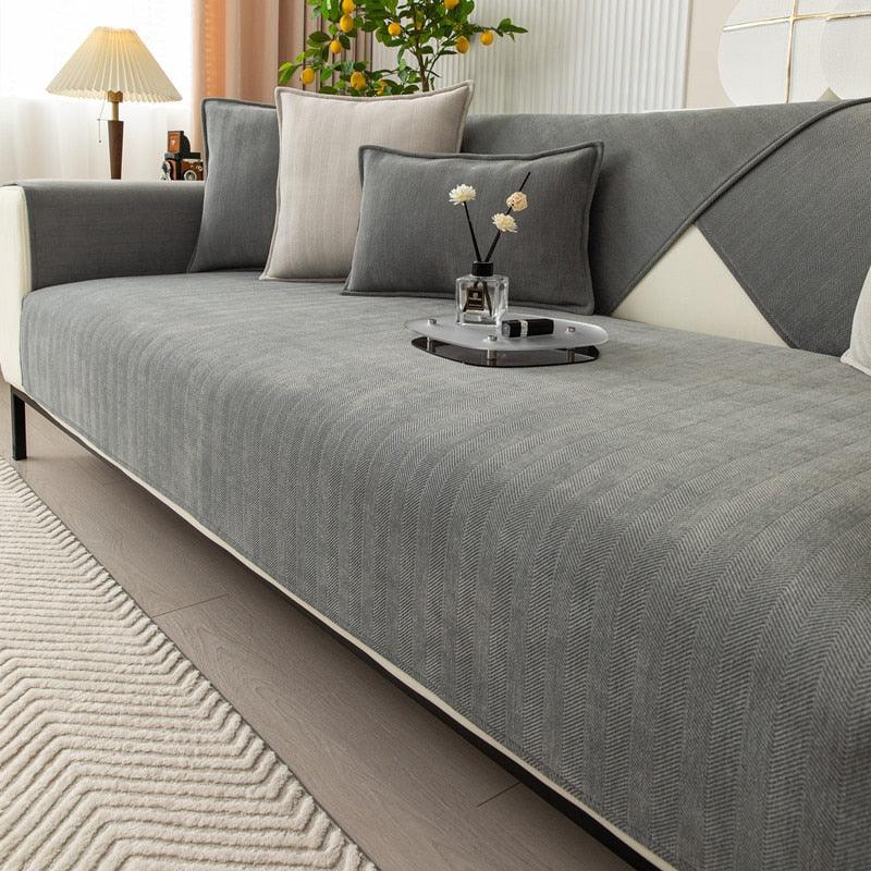 CouchGuard – Stijlvolle Antislip Fleecehoes voor je Bank
