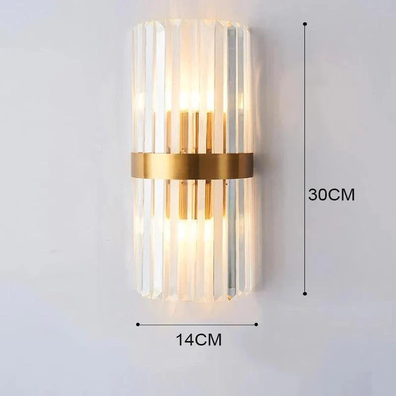 Lumière Éclat – Luxe Kristallen Wandlamp