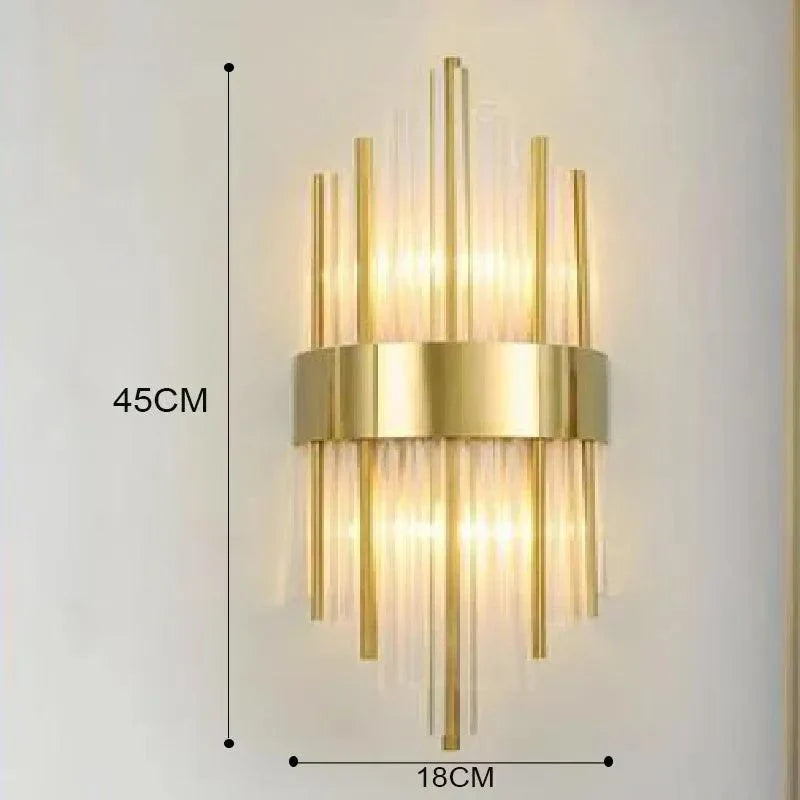 Lumière Éclat – Luxe Kristallen Wandlamp