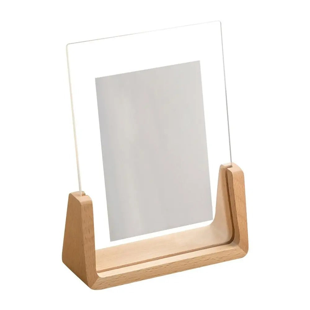 ClairFrame – Moderne Acryl Fotolijst met Houten Standaard