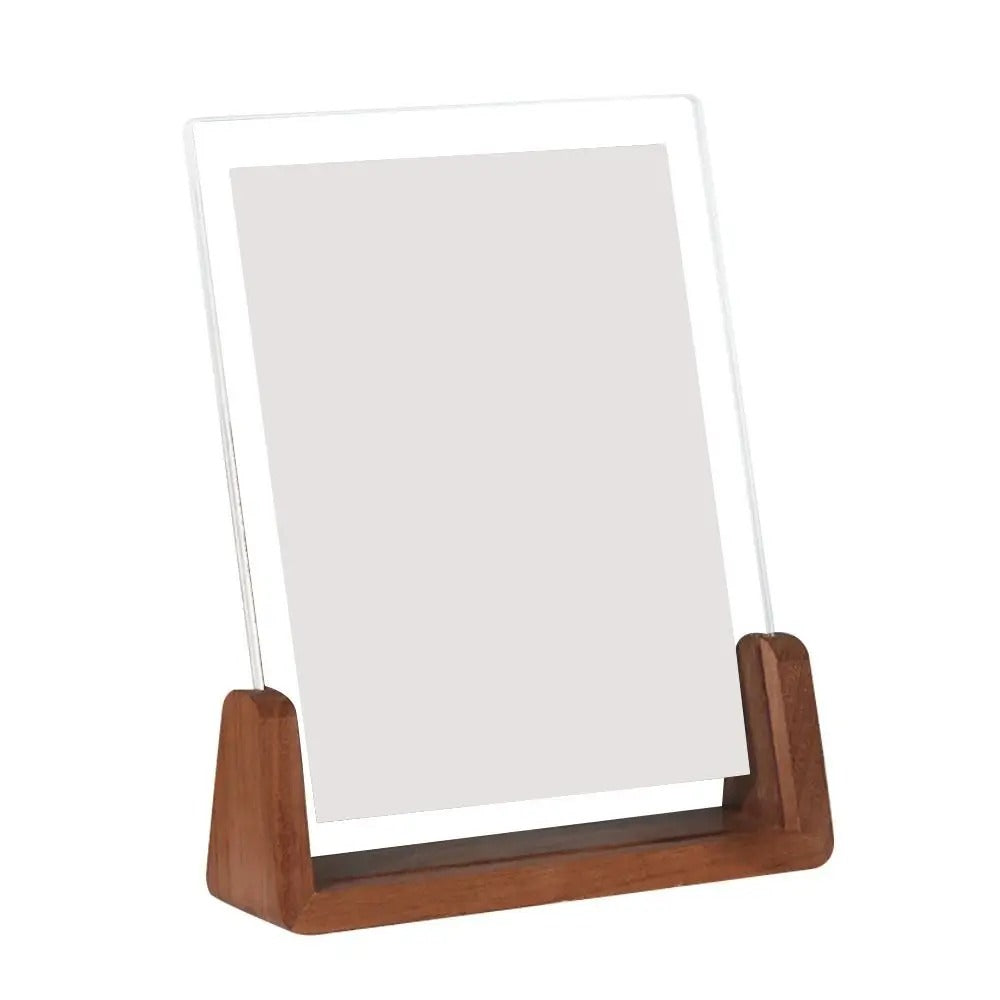 ClairFrame – Moderne Acryl Fotolijst met Houten Standaard