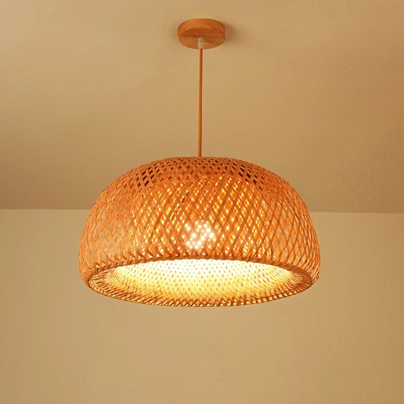 Bambi - Handgeweven Bamboe Hanglamp Oosterse sfeer