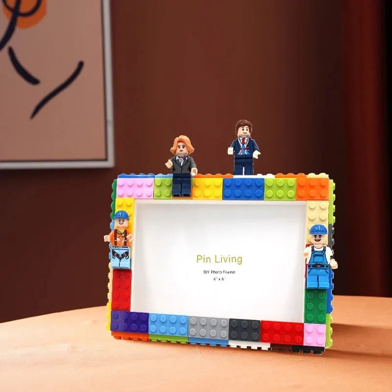 BuildFrame – Creatieve Bouwstenen Fotolijst voor Kinderen & Gezinnen