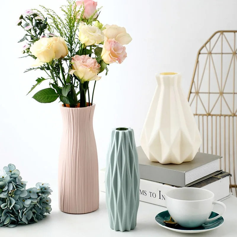 Nordic Imitatie Keramische Vaas – Minimalistische woondecoratie