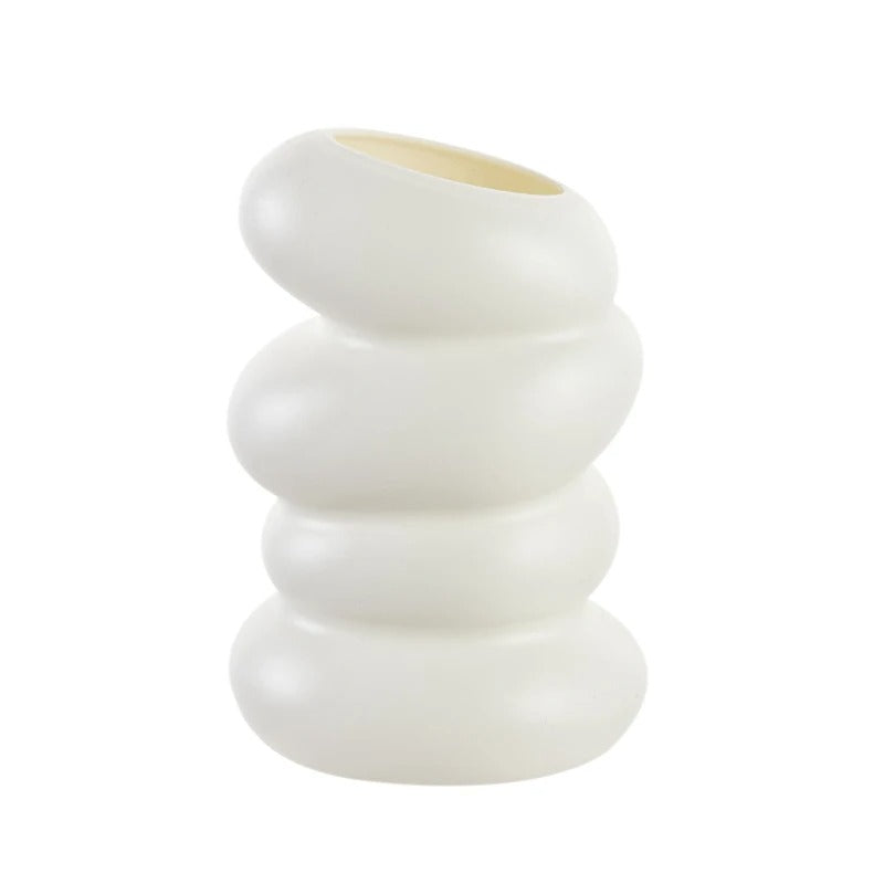 Nordic Imitatie Keramische Vaas – Minimalistische woondecoratie