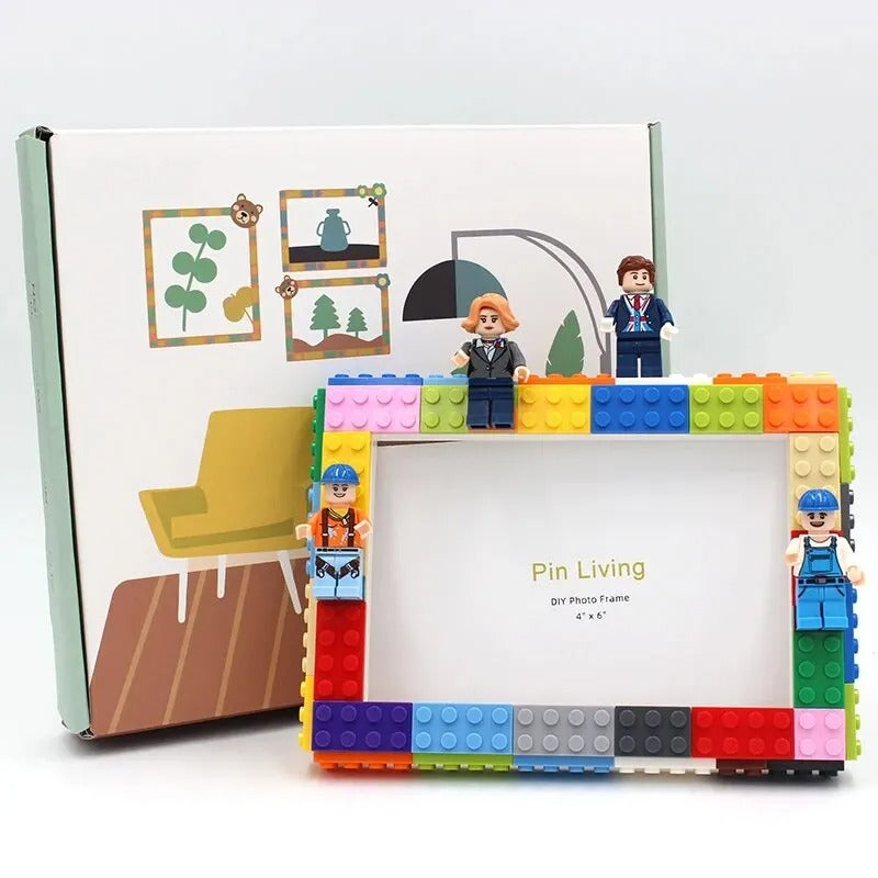 BuildFrame – Creatieve Bouwstenen Fotolijst voor Kinderen & Gezinnen