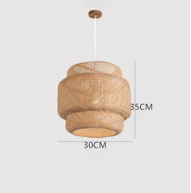 Handgeweven Bamboe Hanglamp