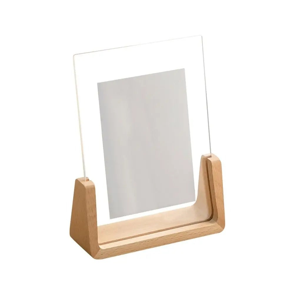ClairFrame – Moderne Acryl Fotolijst met Houten Standaard