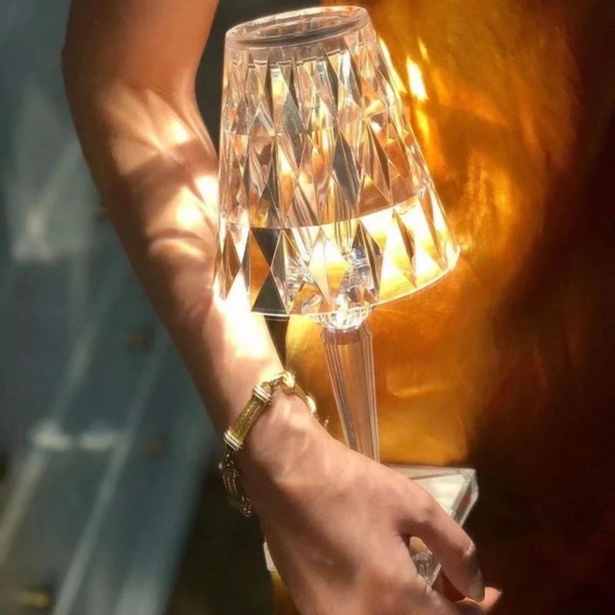 Sprankelende Kristal Lamp