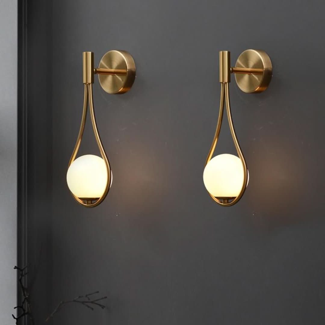 Druppelvormige Design Wandlamp