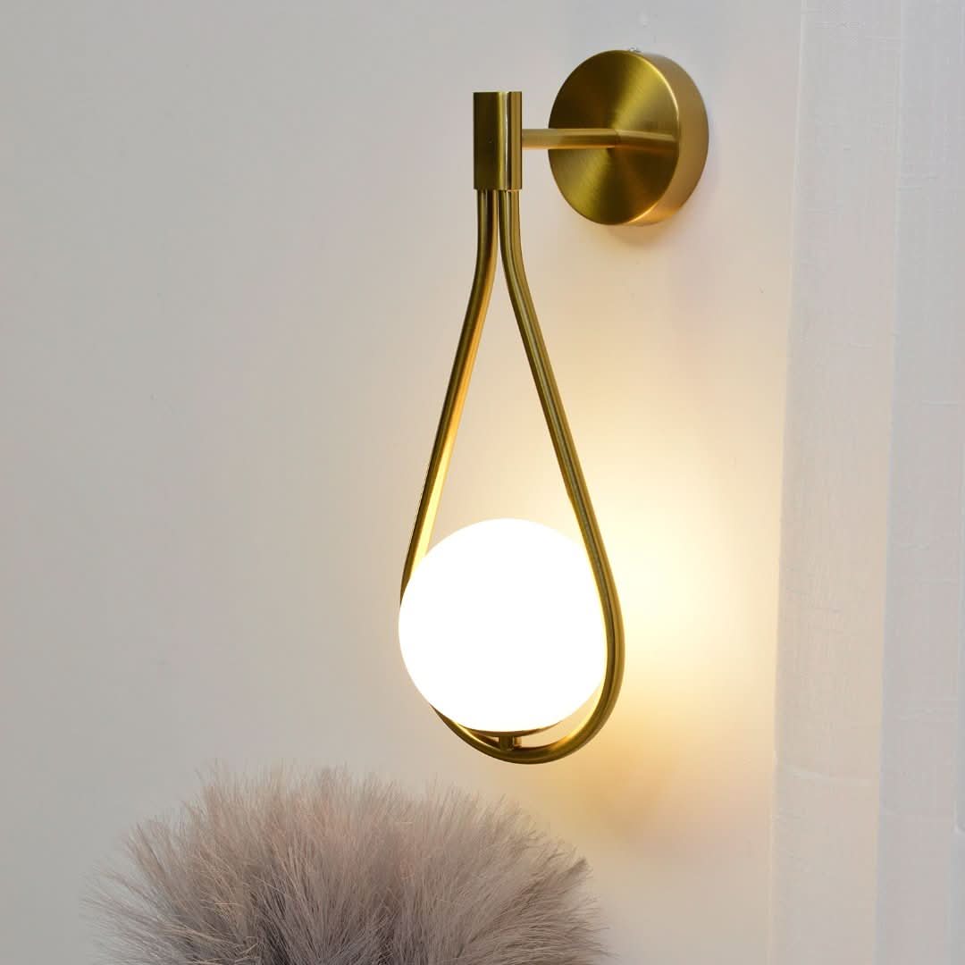 Druppelvormige Design Wandlamp