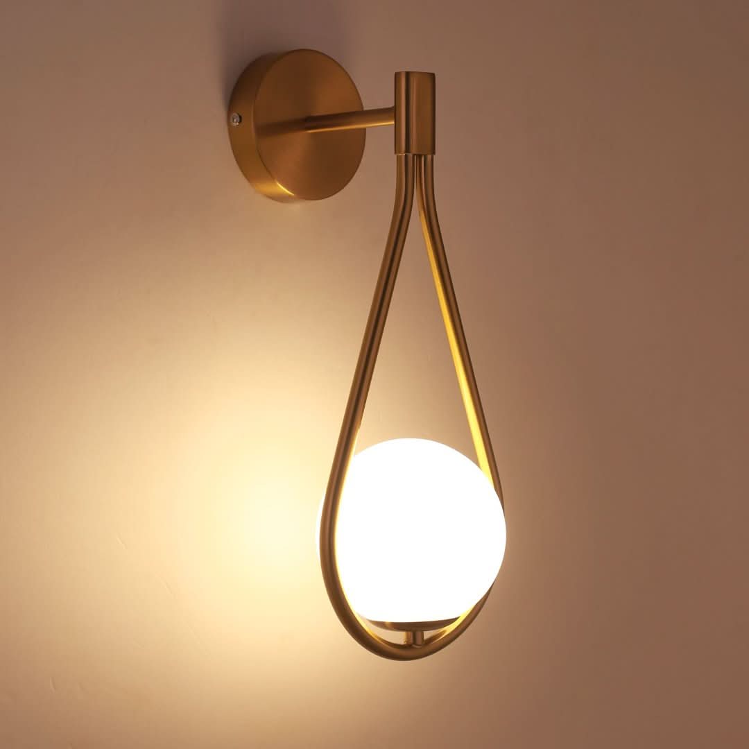 Druppelvormige Design Wandlamp