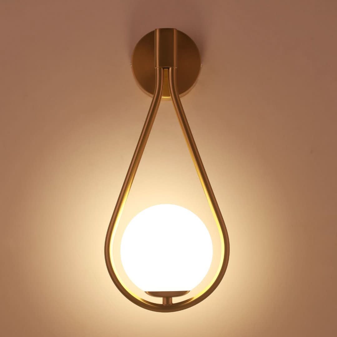 Druppelvormige Design Wandlamp