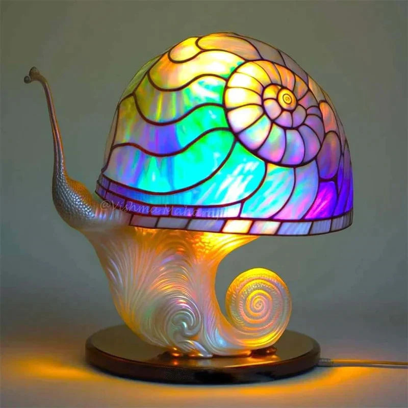 FairyGlow – Magische glas in lood tafellamp