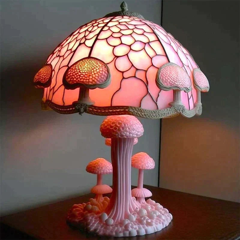 FairyGlow – Magische glas in lood tafellamp