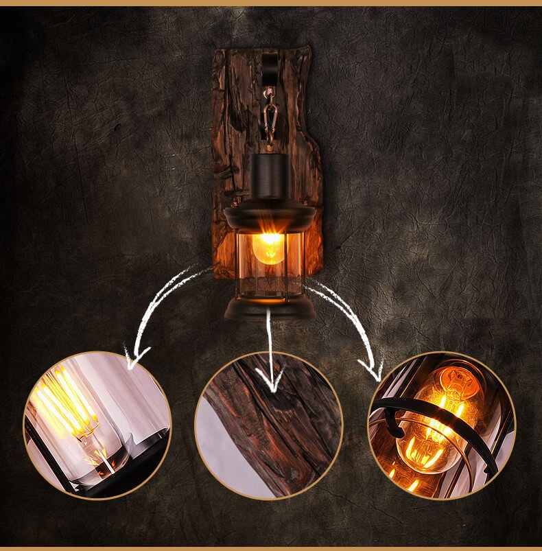 Lumea Wandlamp – Tijdloze verlichting met glas en hout