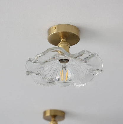 HibiscusGlow Glazen Plafondlamp