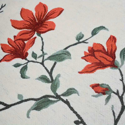 Vintage Bloemen Chenille Bankhoes – Stofdicht en Krasbestendig | Oase Wonen