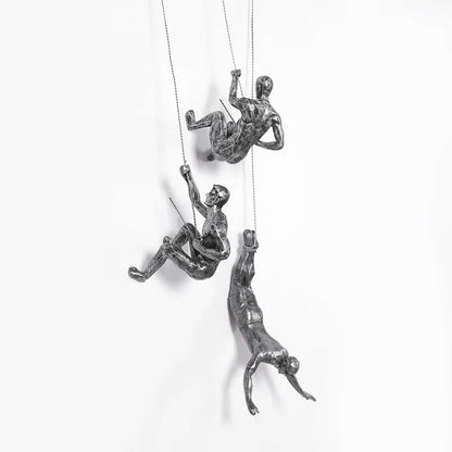ClimbForm  - Creatieve klimmende man muurdecoratie set