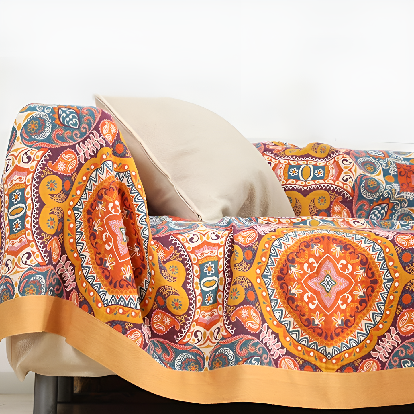 Boho Dubbelzijdig Katoenen Zomerdeken | Oase Wonen