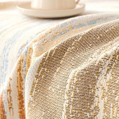 Chenille Bankhoes Gestreept – Zachte Hoes voor Fauteuil & Bank | Oase Wonen