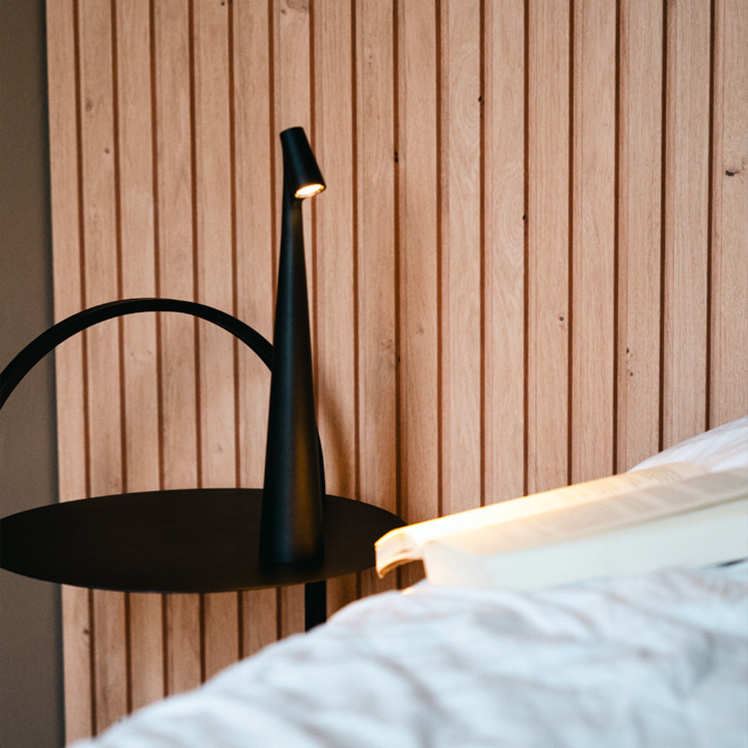 Lumi Draadloze tafellamp | 3 helderheidsniveaus en oplaadbare LED