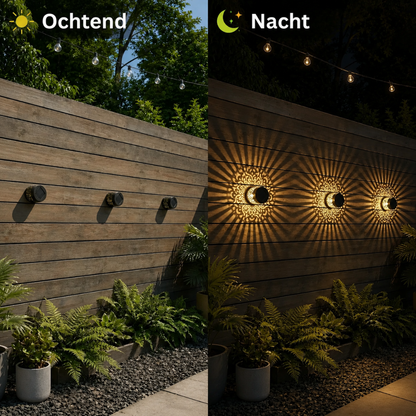 Solara Bloom™ – Solar Tuinlamp met Mandalapatroon