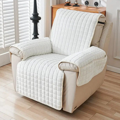 Snug Grid Relaxstoelhoes – Zachte Microvezelhoes voor Relaxstoel | Oase Wonen