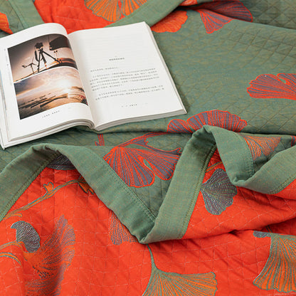 Arvella Botanische Katoenen Keerbare Quilt | Oase Wonen