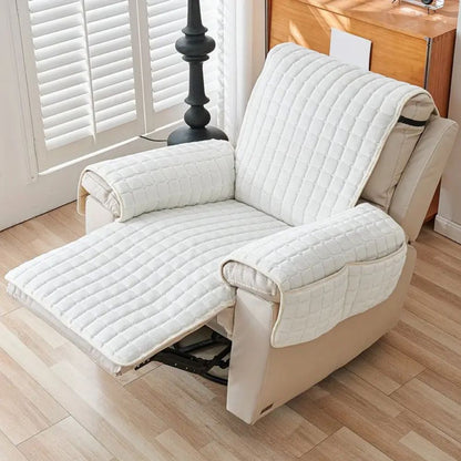 Snug Grid Relaxstoelhoes – Zachte Microvezelhoes voor Relaxstoel | Oase Wonen