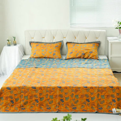 Elvara Botanische Katoenen Keerbare Quilt | Oase Wonen