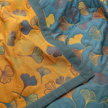 Elvara Botanische Katoenen Keerbare Quilt | Oase Wonen