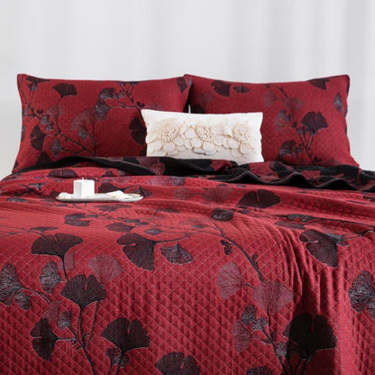 Arvella Botanische Katoenen Keerbare Quilt | Oase Wonen