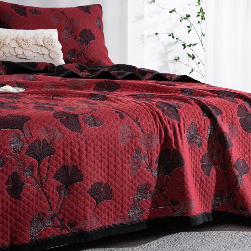 Arvella Botanische Katoenen Keerbare Quilt | Oase Wonen