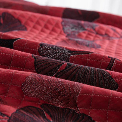 Arvella Botanische Katoenen Keerbare Quilt | Oase Wonen