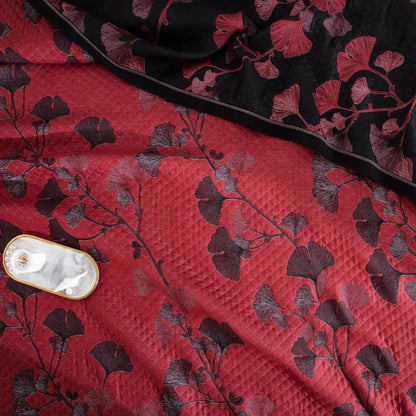 Arvella Botanische Katoenen Keerbare Quilt | Oase Wonen