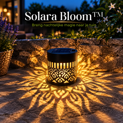 Solara Bloom™ – Solar Tuinlamp met Mandalapatroon