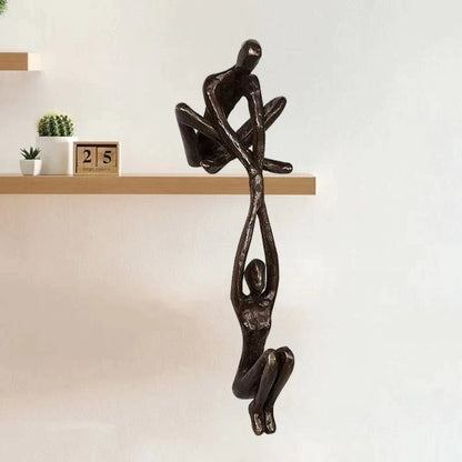 Eeuwige band sculptuur- Symbolisch Beeld van Liefde