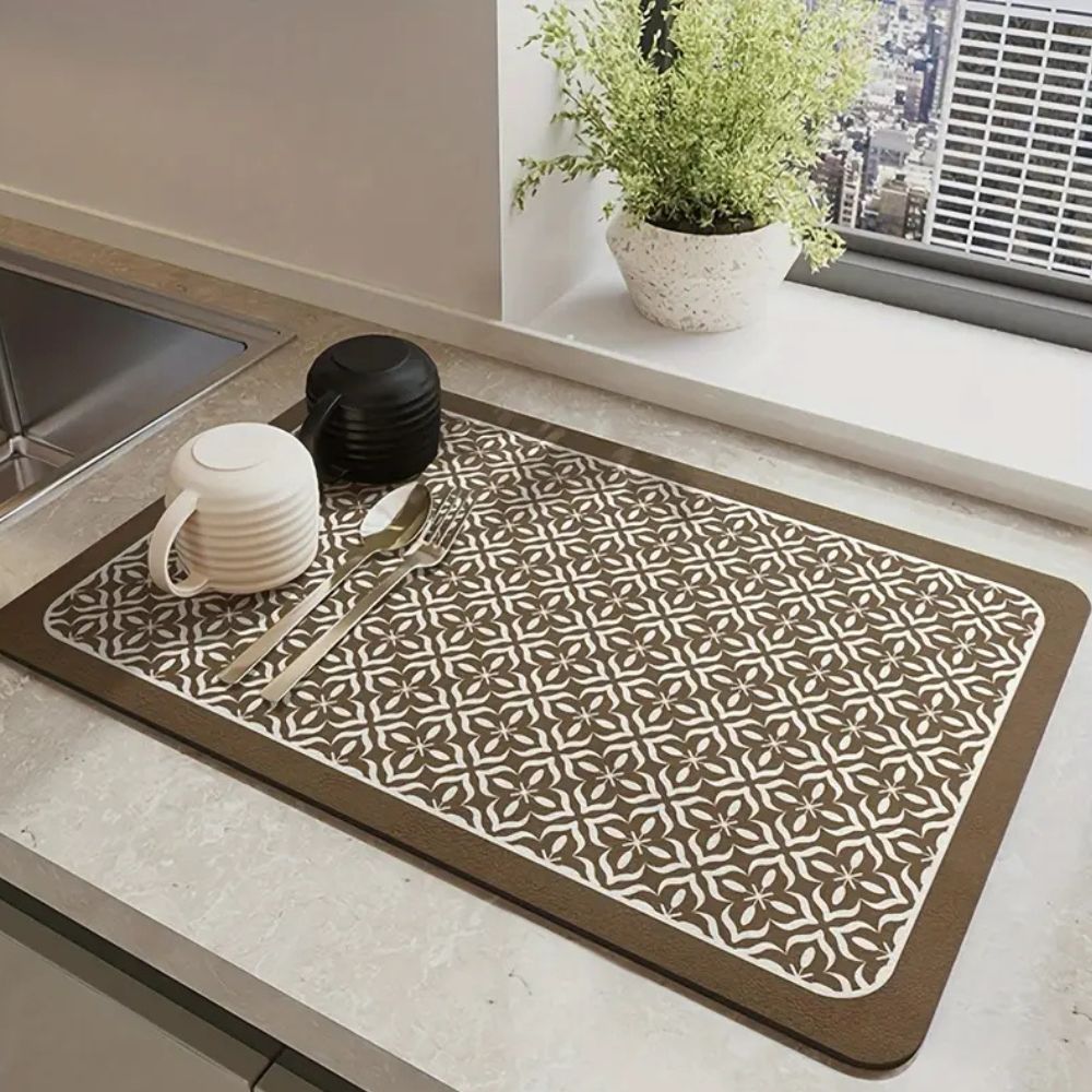 Mandala Afdruipmat Siliconen – Snel Droog & Stijlvol in de Keuken | Oase Wonen