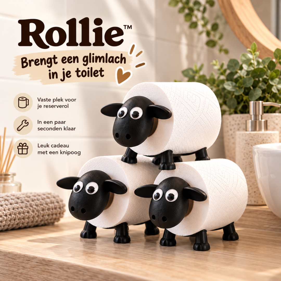Rollie™ het schaapje - Maak van gewone toiletrollen een vrolijk detail